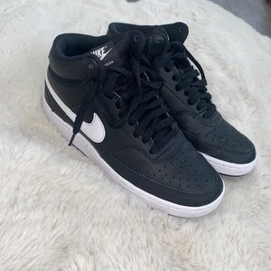 Black and White Nike Hightops